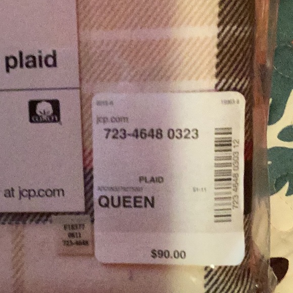 Queen size flannel sheet set - Picture 3 of 4